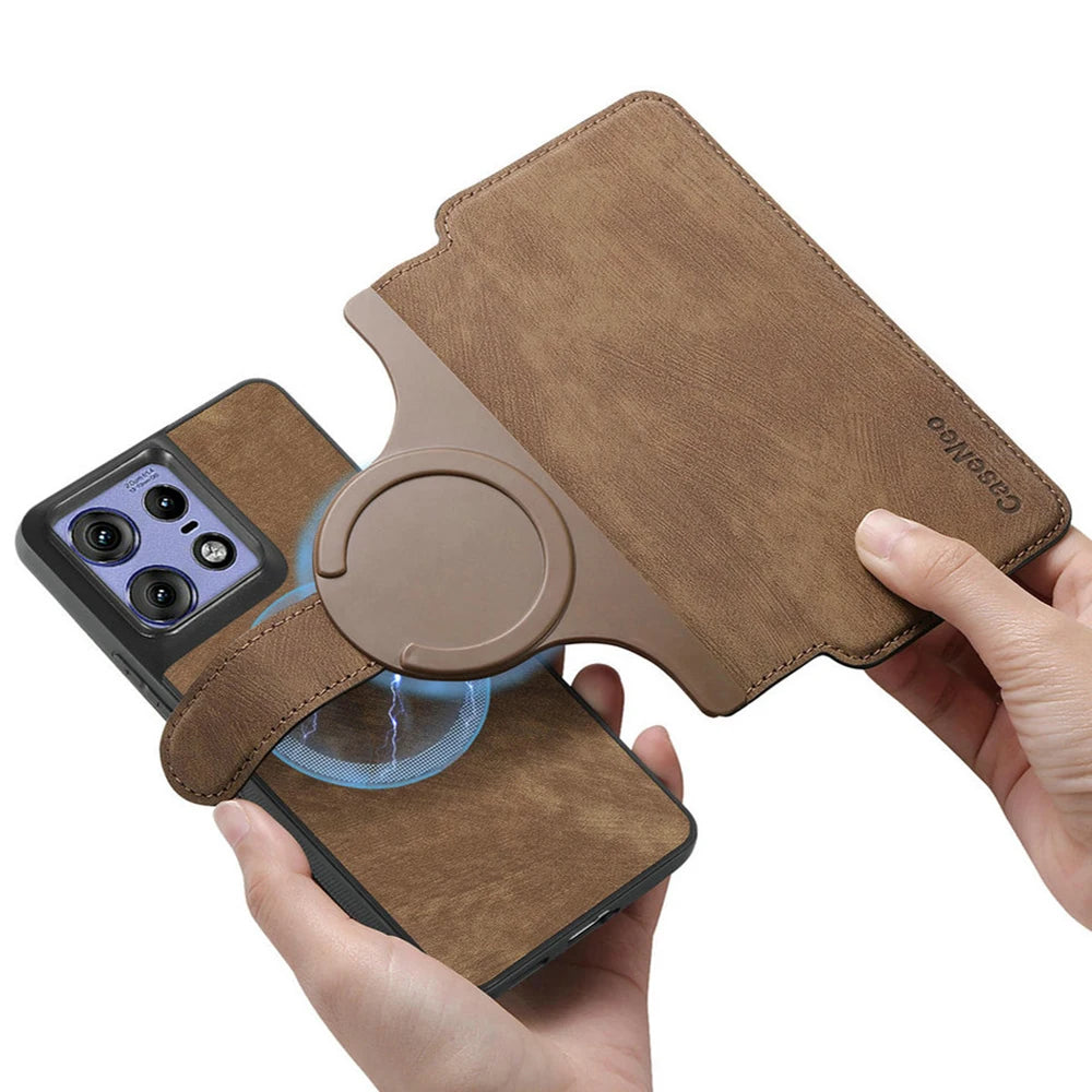 Edge 50 60 Fusion 5G Flip Case For Motorola Edge 60 Pro Detachable Leather Wallet Funda Moto Edge 50 Neo 60s Pro 70 S50 Cover