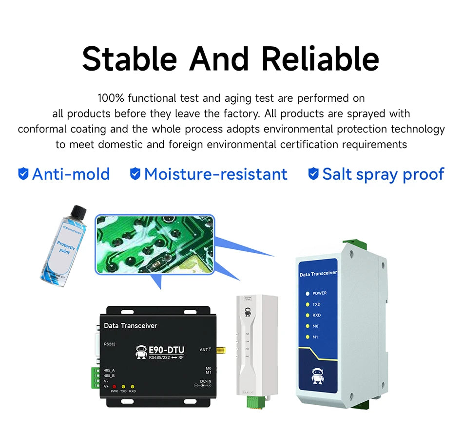 ModBus RTU Serial IO Module RS485 Interface 4DI+2DO 8 Digital Outputs CDSENET MA01-AXCX4020 Rail Installation 8~28VDC