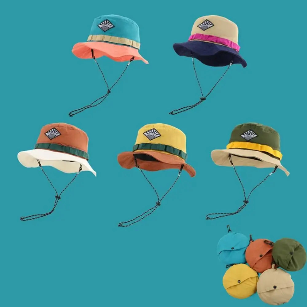 Leisure Vacation Quick-drying Fisherman Hat Visor Sunscreen Bucket Hat Waterproof Anti-UV Packable Hat Summer