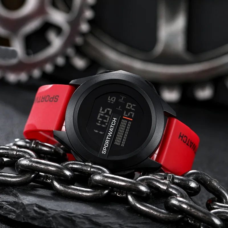 Men's Sports Watches Alarm Clock Multifunction Men LED Digital Watch Waterproof Fitness Sport Electronic Watch for Male Clock