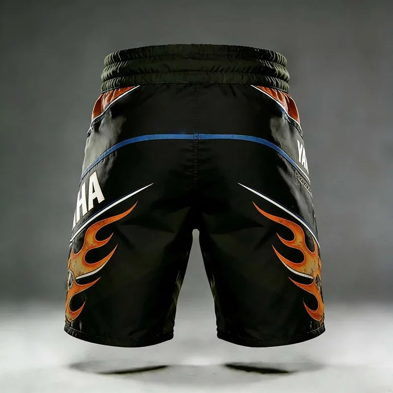2026 Summer New Yamaha Trend Fashion Sports Outdoor Fitness Shorts  Men Women Large Casual Motorcycle Riding Shorts