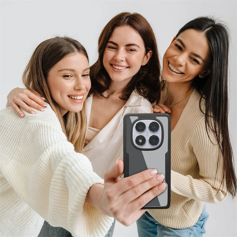 For Xiaomi Poco X7 5G Case 360 Sided Full Protect Back Cover for Pocco Poko Little X7 X 7 7X  Pocox7 Clear Screen TPU+PC Funda