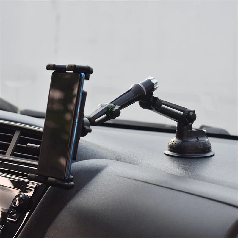 Car Tablet Holder Long Arm Suction Cup Mount For IPad Pro Air 4-13inch For Xiaomi Tablet SUV Truck Windshield Window