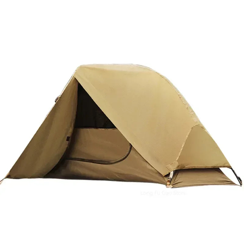 Outdoor Single Camouflage Tent Rainproof Sunscreen Thickened Camping Tent  Camouflage Park Tent Camping Tool New