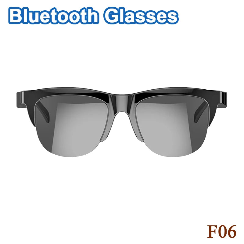 Smart F06 Glasses Wireless Bluetooth Sunglasses Built-in Microphone Speakers Touch Bluetooth 5.3 Glasses Can Listen To Music Cal