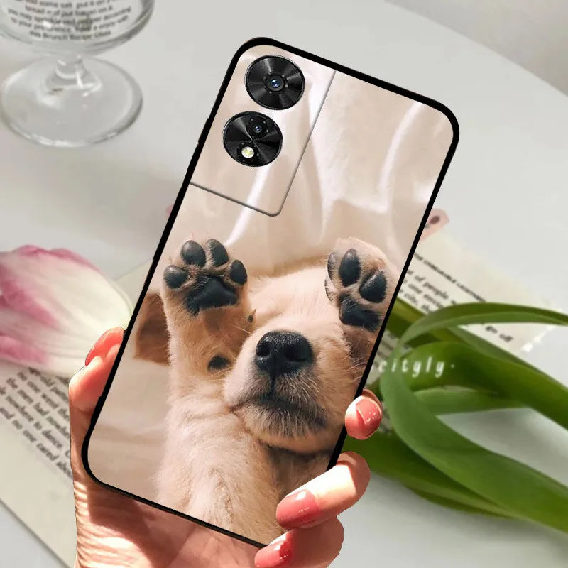 For TCL 505 Case TCL 50 SE / 50 5G Silicone Shockproof Soft Phone Cover for TCL 505 Case Funda Cute TPU Coque Protective Shell