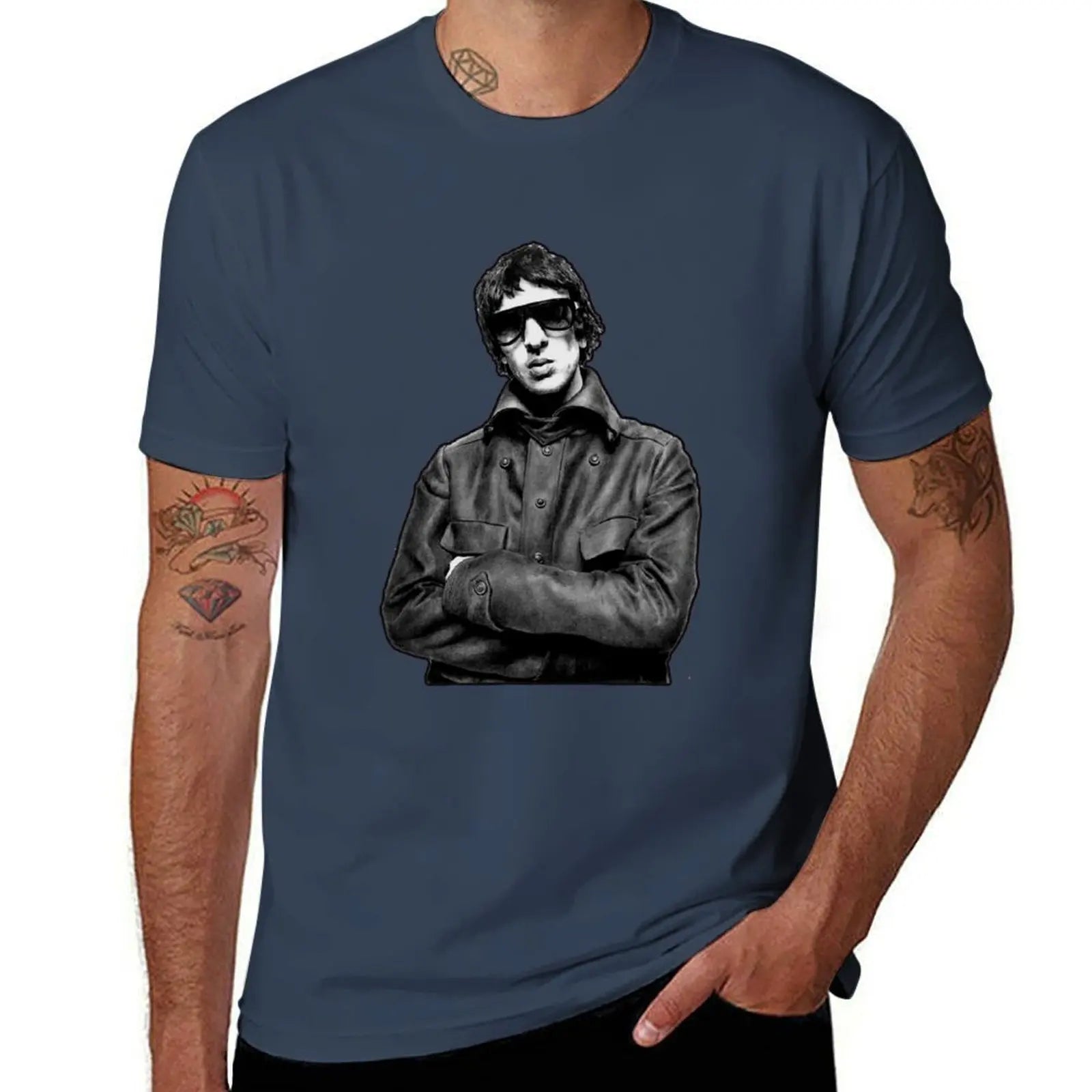 Rock Most Trending Band Reunite Guitar Drums English Singer Most Popular Richard Ashcroft Retro T-Shirt