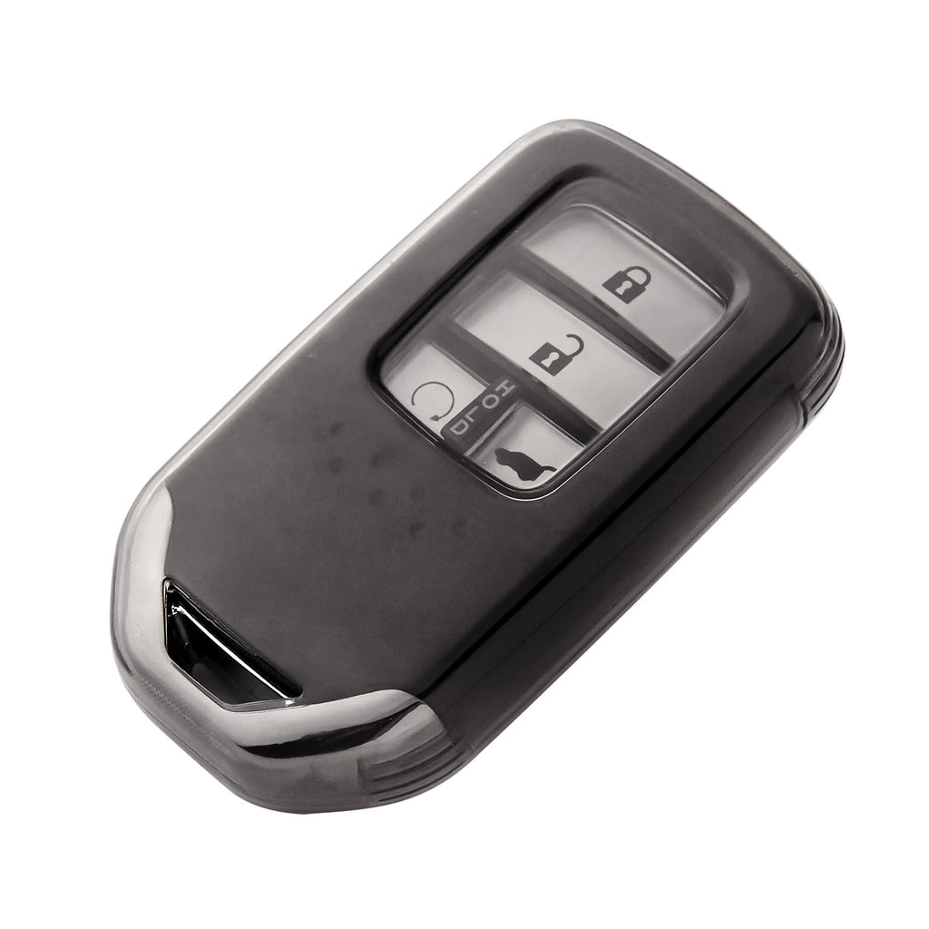 Transparent Key Protector for Honda Vezel City Civic Jazz BRV BR-V HRV Pilot Odyssey TPU Car Smart Remote Key Fob Case Cover