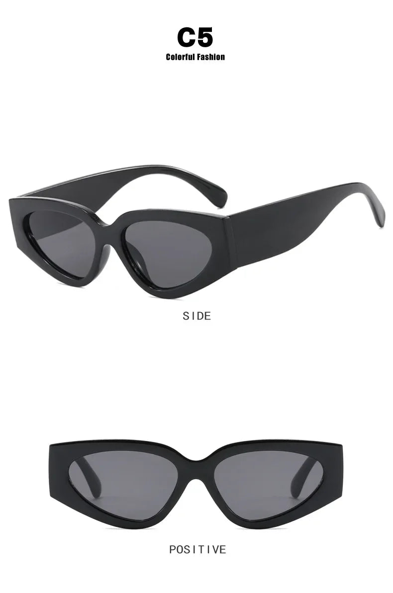 New Fashion Ladies Sunglasses Outdoor UV400 Sunscreen Eye Protection Glasses Neutral Fashion Driving Travel Essential Sunglasses