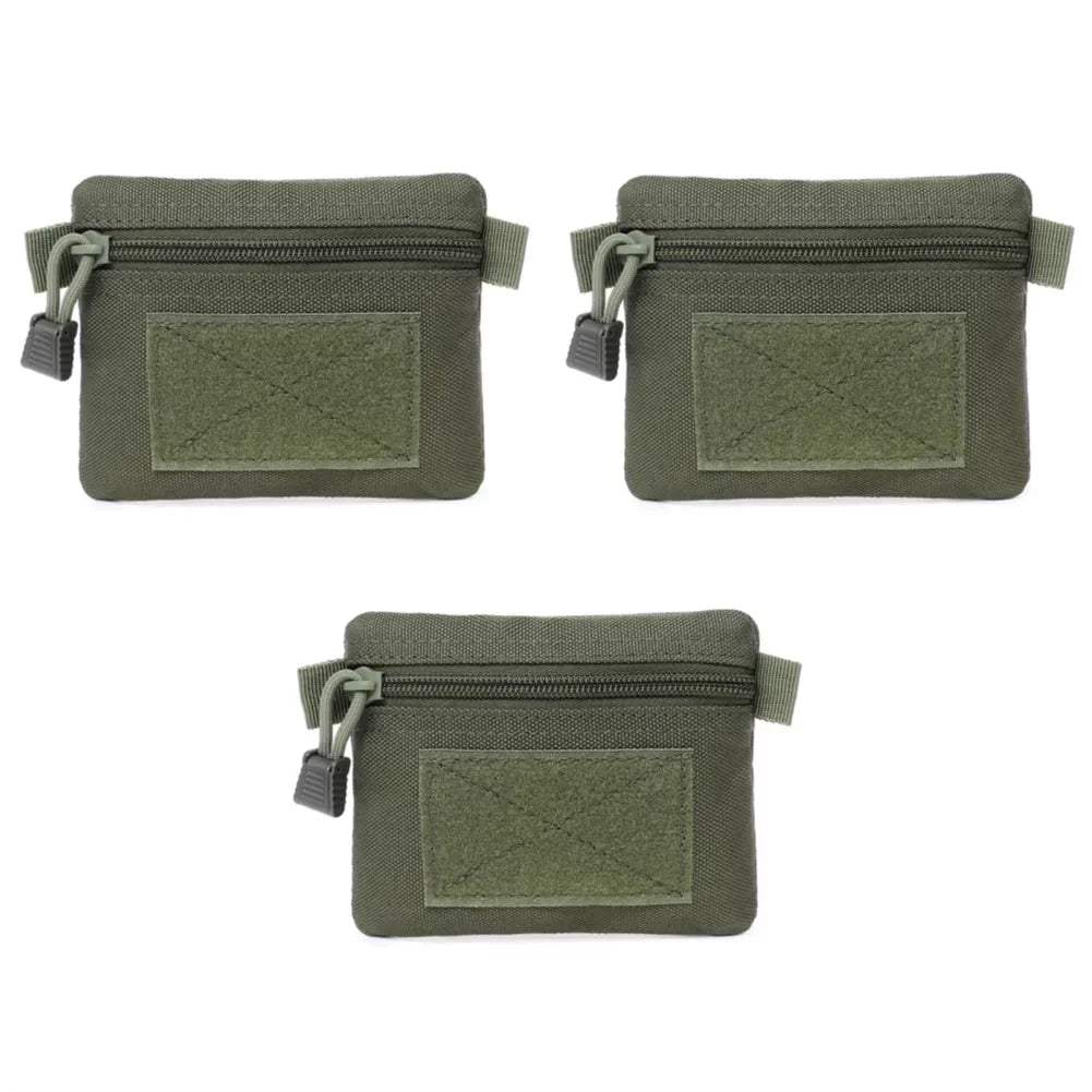 Outdoor Camping EDC Molle Wallet Waterproof Portable Travel Zipper Waist Pouch for Camping Hiking Hunting EDC Pouch