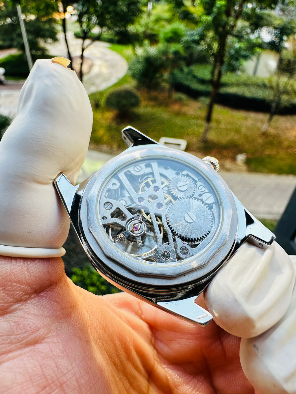 PHANTOM men’s Hand-Wind Mechanical Watch 7120 Waterproof Bauhaus Design Watch for Men wholesale