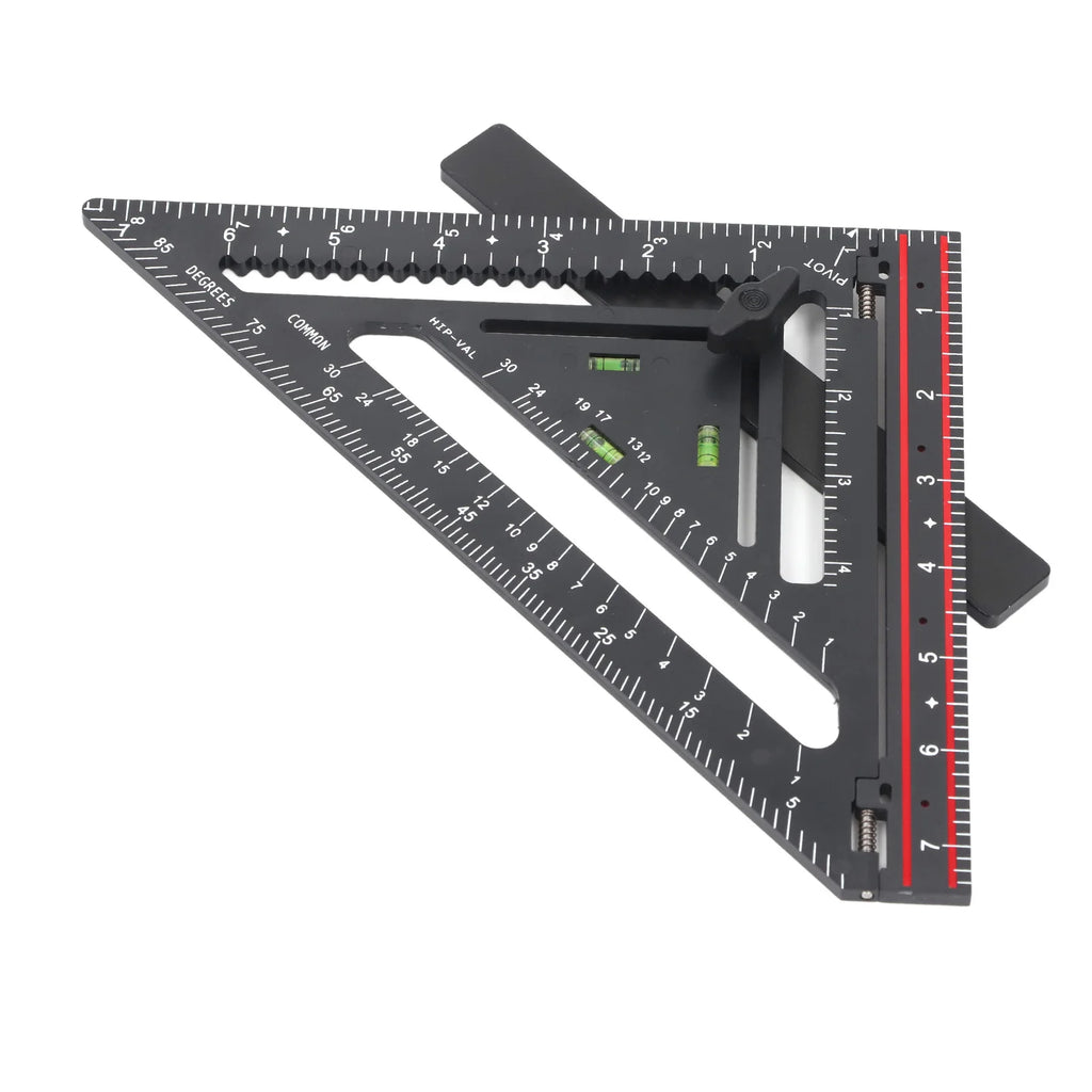 Triangle Ruler 90 Degree Clear Scales Carpenter  for Furniture Architectural Designs for Architects Designers Students