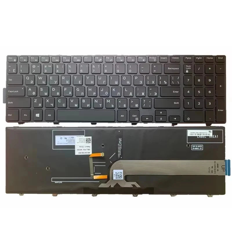 US/UK/RU/SP/FR/BR Laptop Keyboard For Dell Inspiron 15 5547 7557 7748 17 7559 5748 5749 5755 5758 5759 P39F P51F P57F P26E