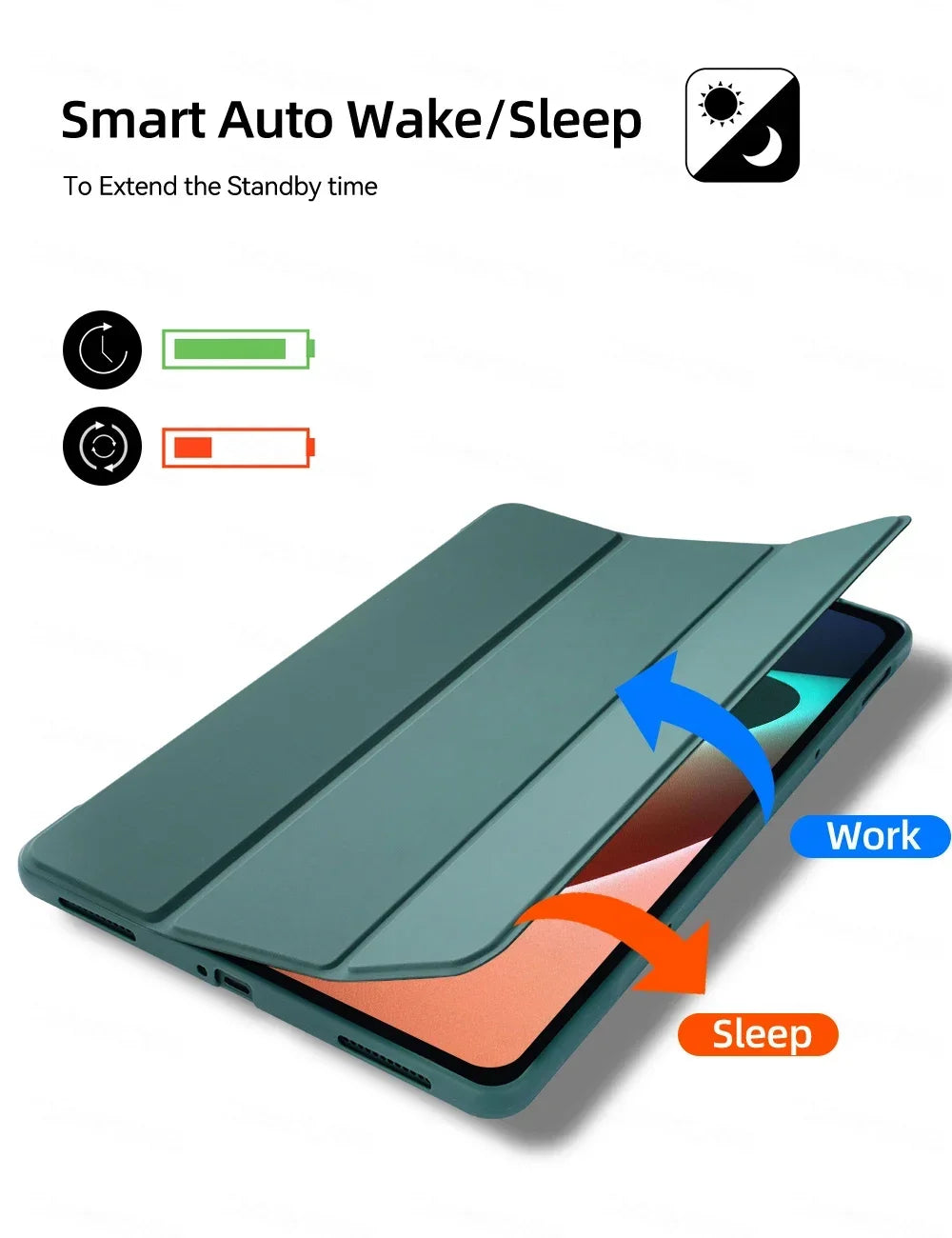 Tablet Cases for 2024 Xiaomi Mi Pad 7 6 5 MiPad 5 6 Pro 11in For 2024 6S Pro 12.4in Support Magnetic Charging Funda Tablet Cases