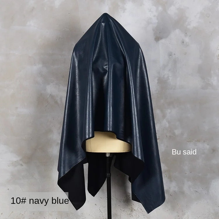 PU Soft Leather Fabric Artificial Leather Waterproof Micro Elastic Clothing Bag Designer Cloth Apparel Diy Sewing