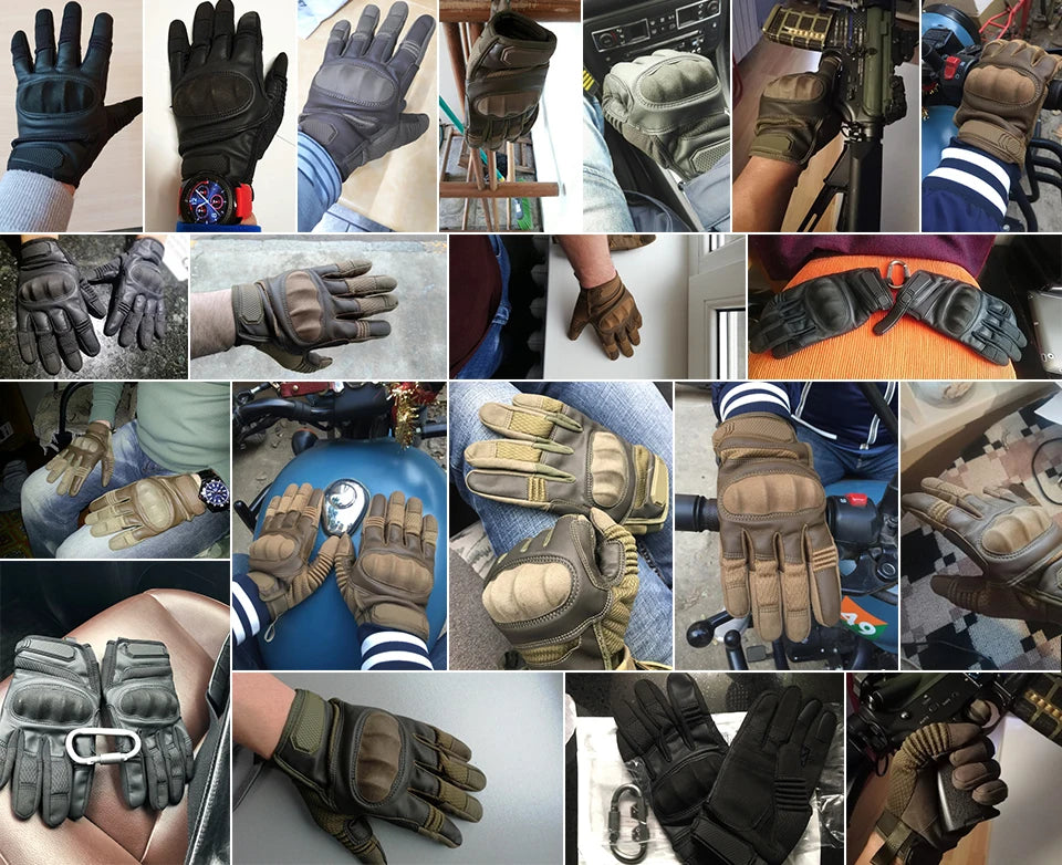 1 Set of Gloves and Balaclava, Touch Screen Anti-skid Protection + Quick-dry Sun-proof Full Face Mask Outdoor Sport Hunting Gear