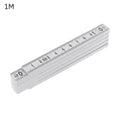 Folding Ruler Metric Measurements Lightweight Composite Construction Ruler 1M 2M for Craftsman Carpenters  EDC Tool Accessories