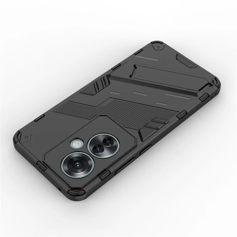 Case For Oppo Reno11 F Cover Magnetic Car Holder Stand Armor Phone Cases For Oppo Reno 11F Reno11F 5G CPH2603 Shockproof Funda