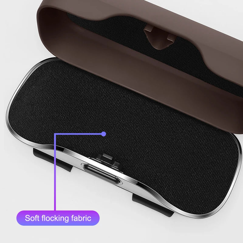 Portable Press Switch Car Glasses Box For Changan CS85 Oshan X7 CS35 PLUS UNIT UNIK CS55 CS95 Eyeglasse Case Sunglasses Holder