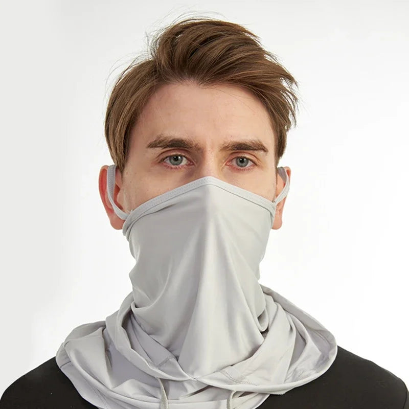 Thin Breathable Balaclava Hat Motorcycle Bicycle Full Face Mask Summer Cycling Helmet Hood Covers Outdoor Sports Neck Sunhat