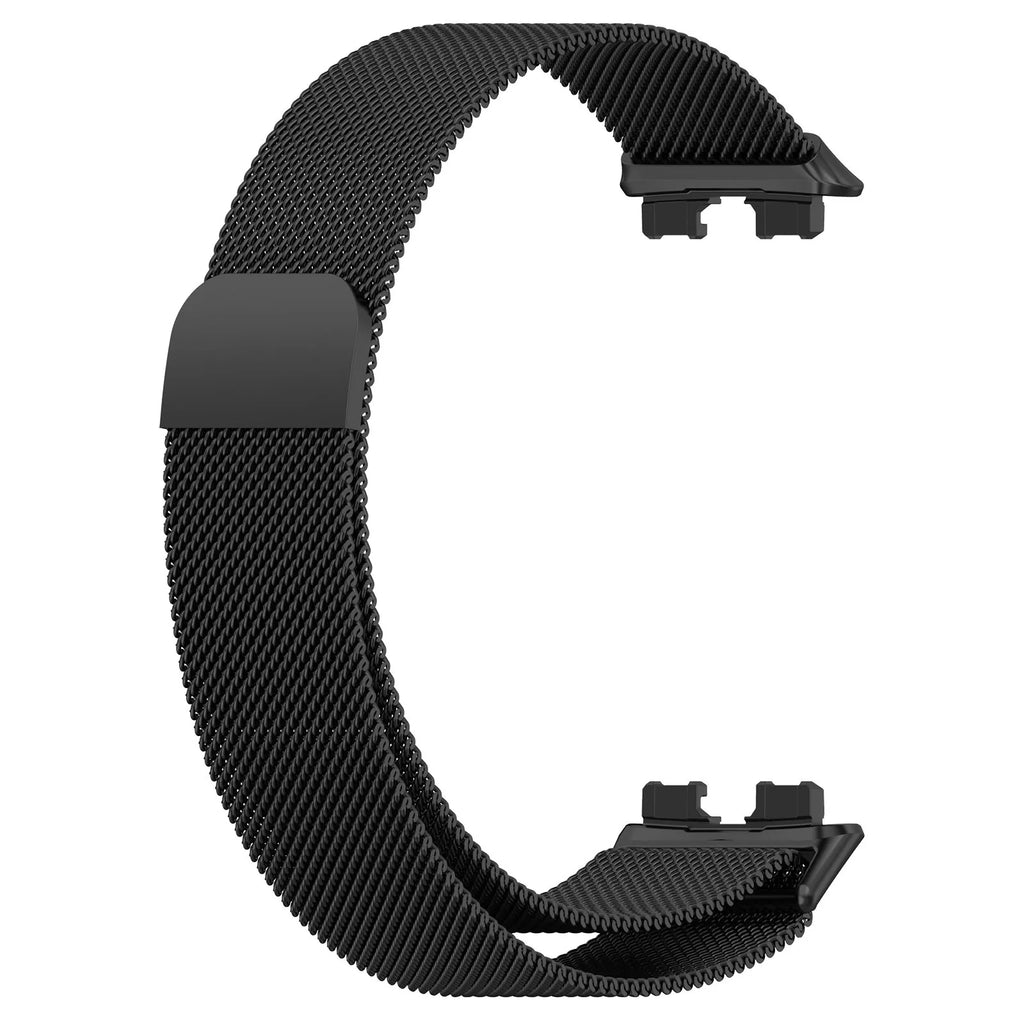 Milanese Loop Strap for Huawei Band 10 9 8 Magnetic Metal Stainless Steel Bracelet Wristband Huawei Band 11/11 Pro Accessories