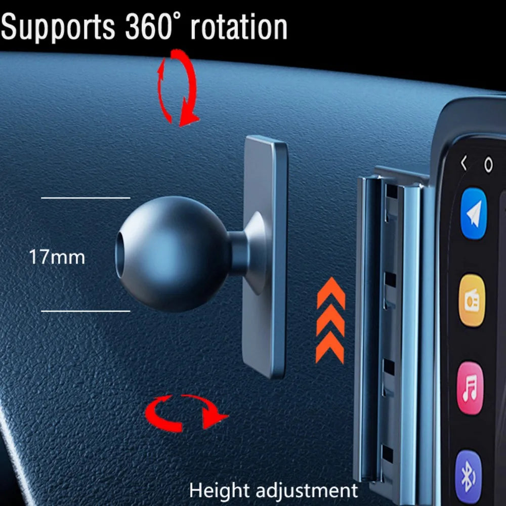 For ZEEKR X 2023 2024 Car Phone Holder Center Screen Fixed Bracket Fast Wireless Charging Stand Mobile Phone Mounts Accessories
