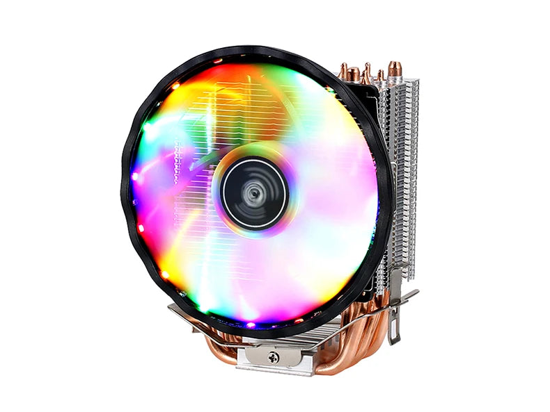 XUANFENG 120mm Fan CPU Cooler 2/4/6 Heat pipe 4pin/PWM Air-cooled Colorful lamp Compatible LGA1700 115x 1200 2011-3 x79 x99 AMD