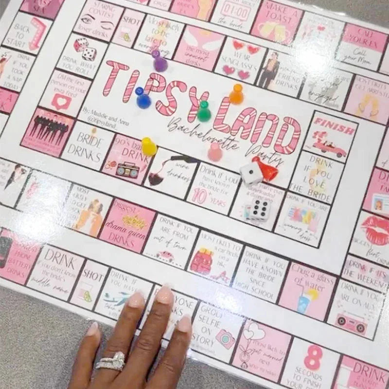 Party Gift of Tipsy Land Party Board Games Fun Drinking Games for Friends