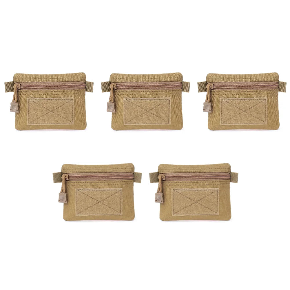 Outdoor Camping EDC Molle Wallet Waterproof Portable Travel Zipper Waist Pouch for Camping Hiking Hunting EDC Pouch