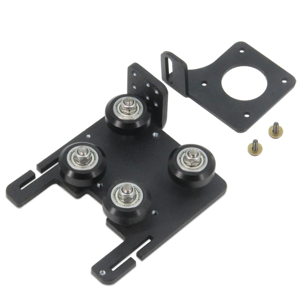 Ender 6 Direct Drive Upgrade Kit Aluminum Alloy Plate with 4pcs Pulleys Kit, Easy Print TPU Flexible Filament Only for Ender 6