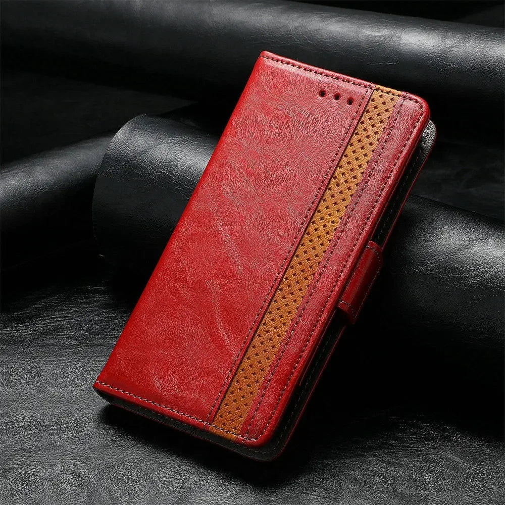 RFID Leather Flip Case for Realme 14 Pro Plus 5G Luxury Cover Magnet Book Capa Realme 15 14T 13 12 Plus Realme12 X Wallet Funda