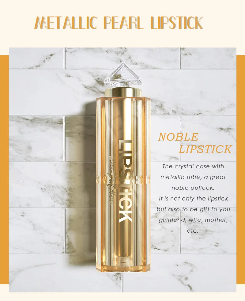 3PCS Luxury Makeup Women Waterproof Lipstick Dropshipping Magic Nude Color Glitter Lipstick Set Matte Long Lasting