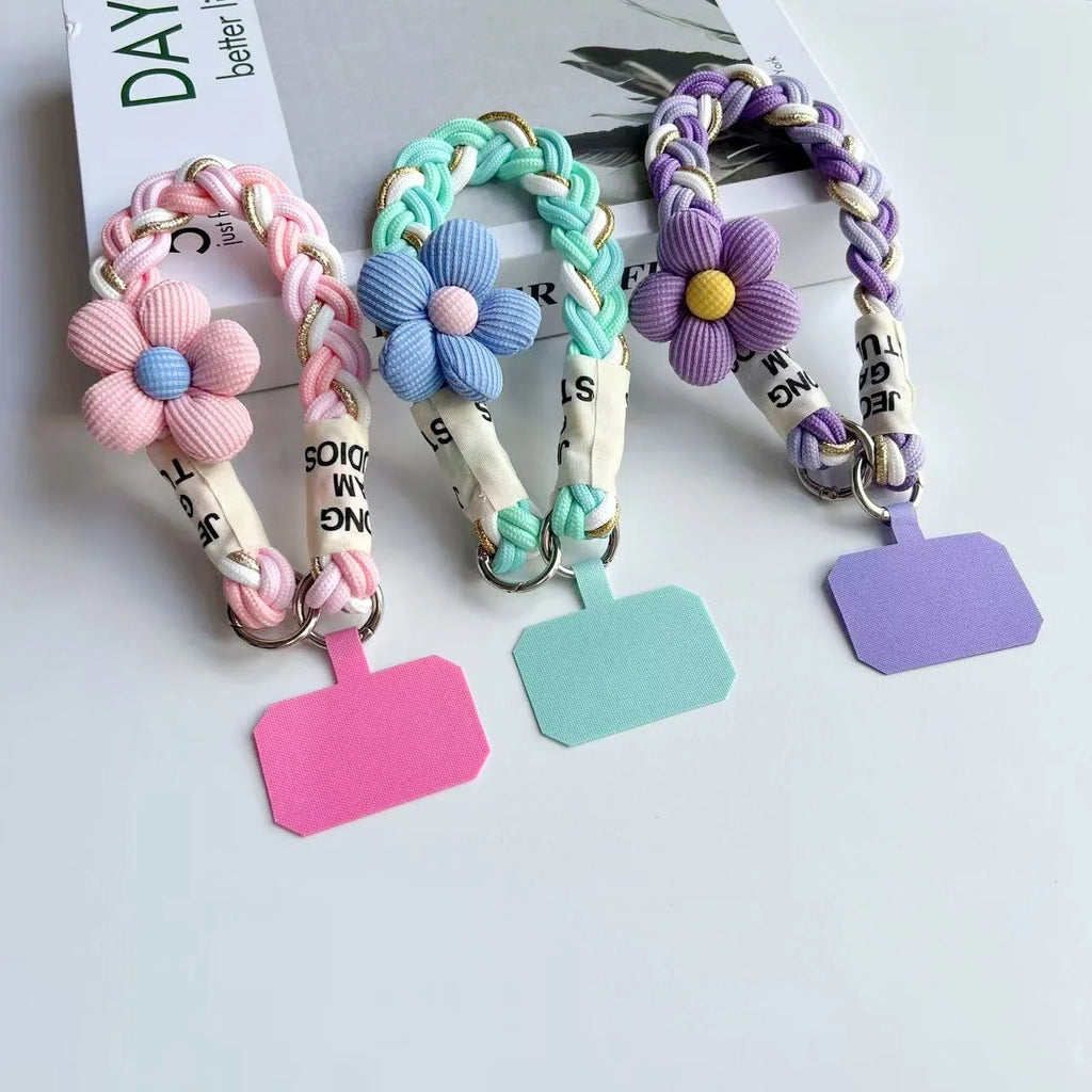 Newly Upgraded Braided Phone Lanyard - Thick & Durable Short Rope, Universal Fit, Anti-Lost, Easy to Hold