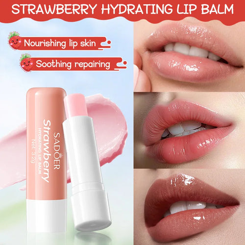 2pcs/Set SADOER Avocado Hand Cream Lip Balm Skin Care Sets Moisturizing Plump Anti Wrinkle Lips Lipstick Plumper Skin Care