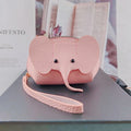 Mini leather elephant-style earphone case, coin purse, creative card holder, lipstick holder, earphones, change holder
