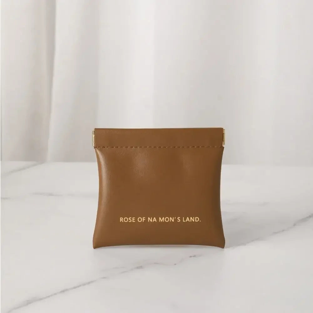 Fashion Simple Lipstick Makeup Bag Portable PU Cosmetic Organizer Pouch Travel Mini Storage Bag for Women Girls