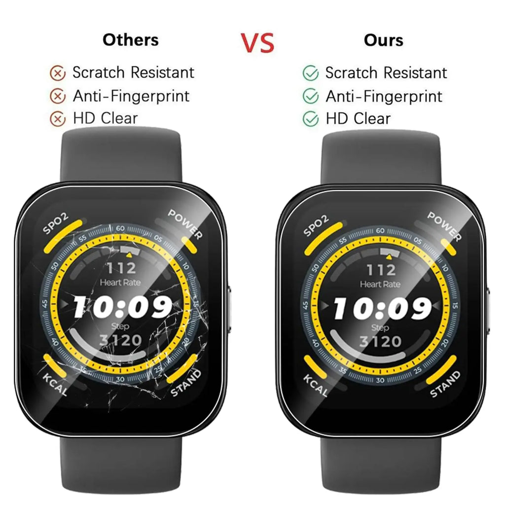 For Amazfit Bip 5 Screen Protector Soft TPU Hydrogel Films For Amazfit Bip 5 Protector HD Clear Anti-Scratch Film Accessories