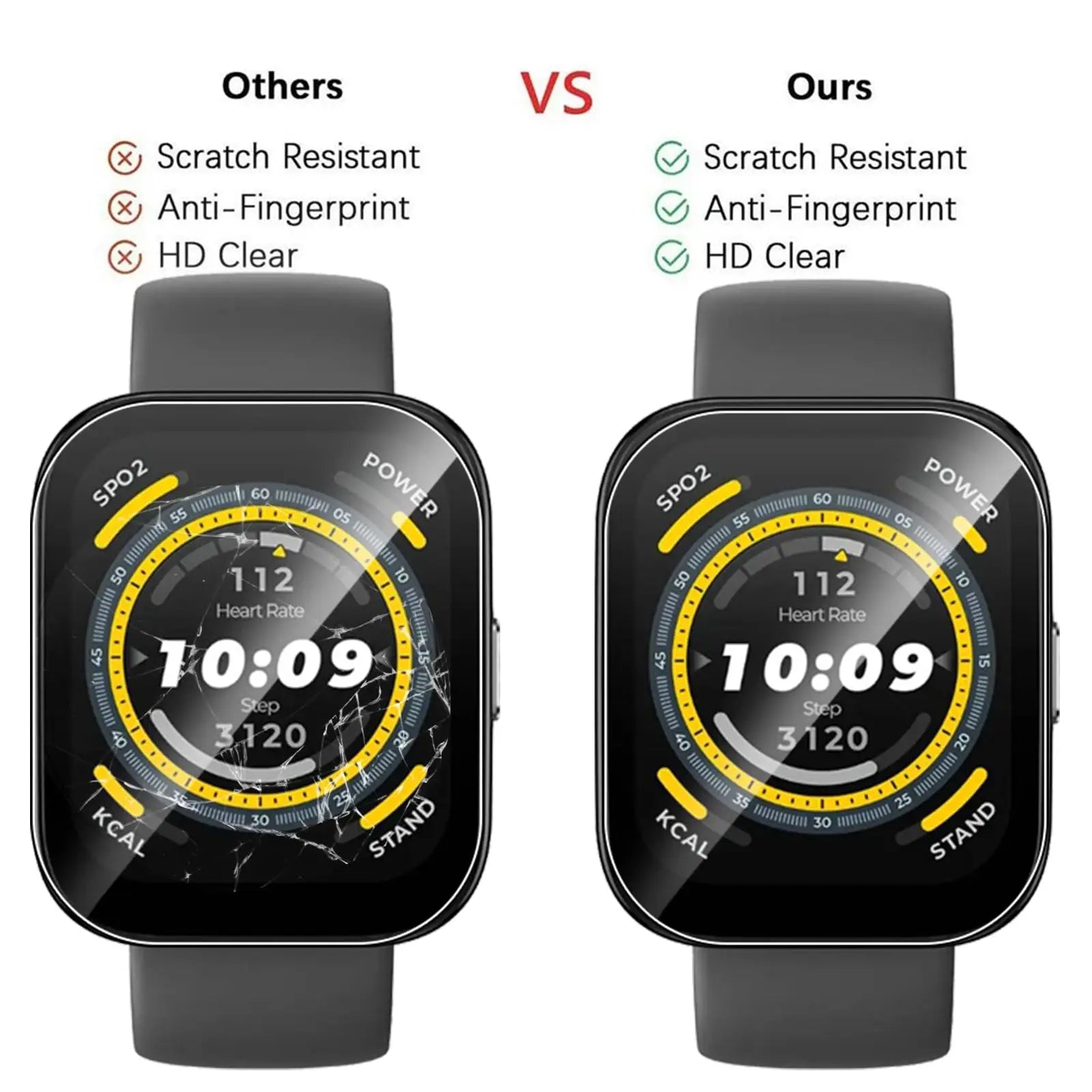 For Amazfit Bip 5 Screen Protector Soft TPU Hydrogel Films For Amazfit Bip 5 Protector HD Clear Anti-Scratch Film Accessories