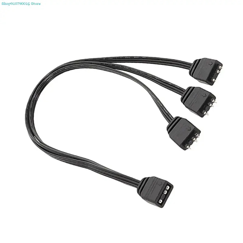 5V 3 Pin ARGB Splitter Cable 3Pin Addressable RGB Splitter Extension Connect and Extend Your Addressable LED Strips Fans