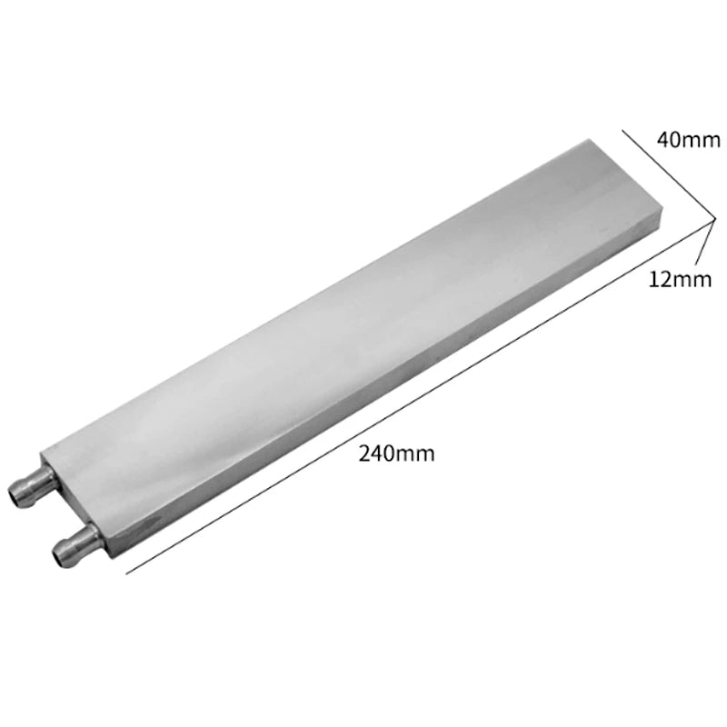 Aluminum PC Water Cooling Radiator For Liquid Cooler Processor Heat Sink 40 80 120 160 200 240 250mm