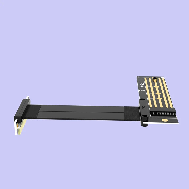 M2 TO PCIE Riser PCIe x4  PCI-E3.0 4x To M.2 NVMe M Key 2280 Riser Card Gen3.0 Cable M2 Key-M PCI-Express Extension cord