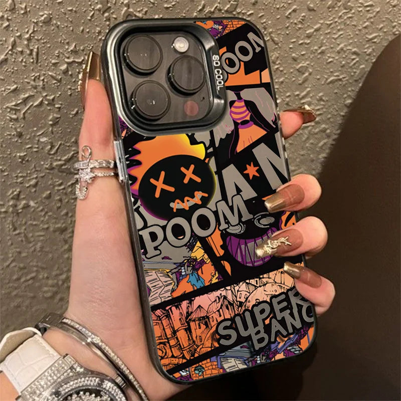 Blackened Clown Style Phone Case for Xiaomi Poco F6 F5 X6 X5 M6 Pro Mi 13 12 11 Lite 5G 14 13T 12T 14T Shockproof Bumper Cover