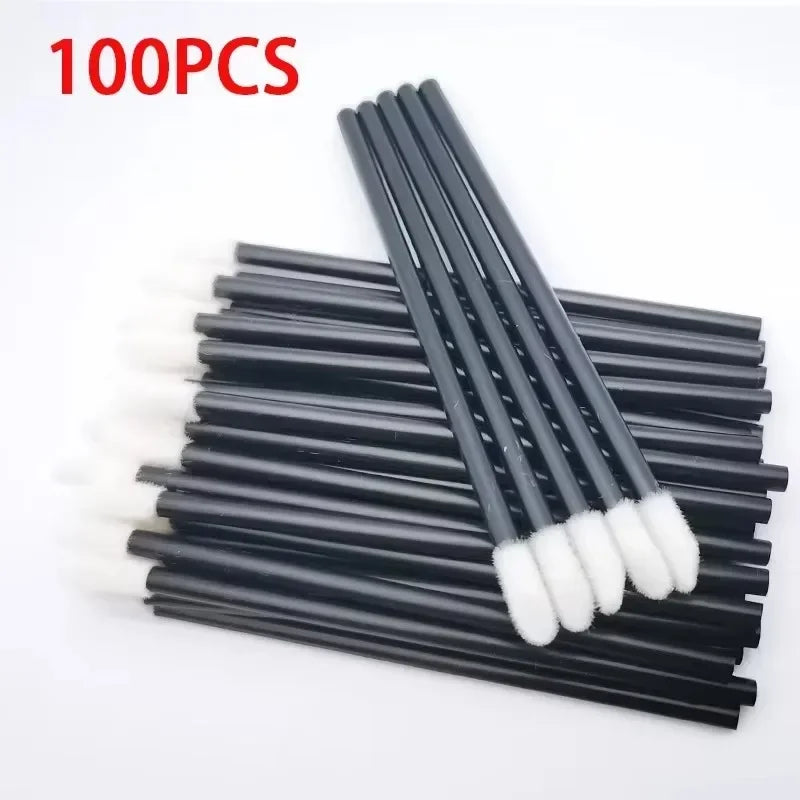 50/100PCS Wholesale Lipstick Perfect Best   Gloss Wands Up Disposable Lip Brush Women makeup Make Applicator Hotting Accessories