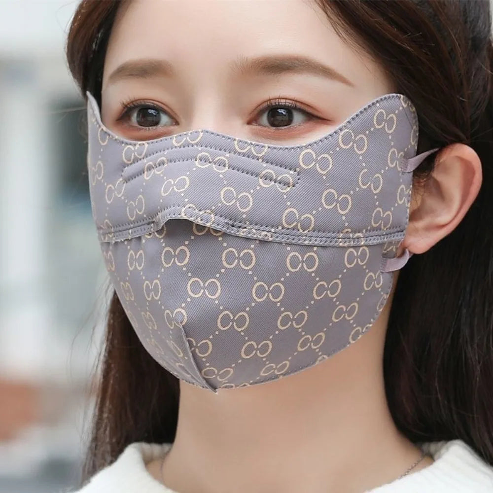 Breathable Windproof Face Cover Scarf Winter Warm Mask Face Veil Outdoor Sports Riding Face Mask Neck Protection