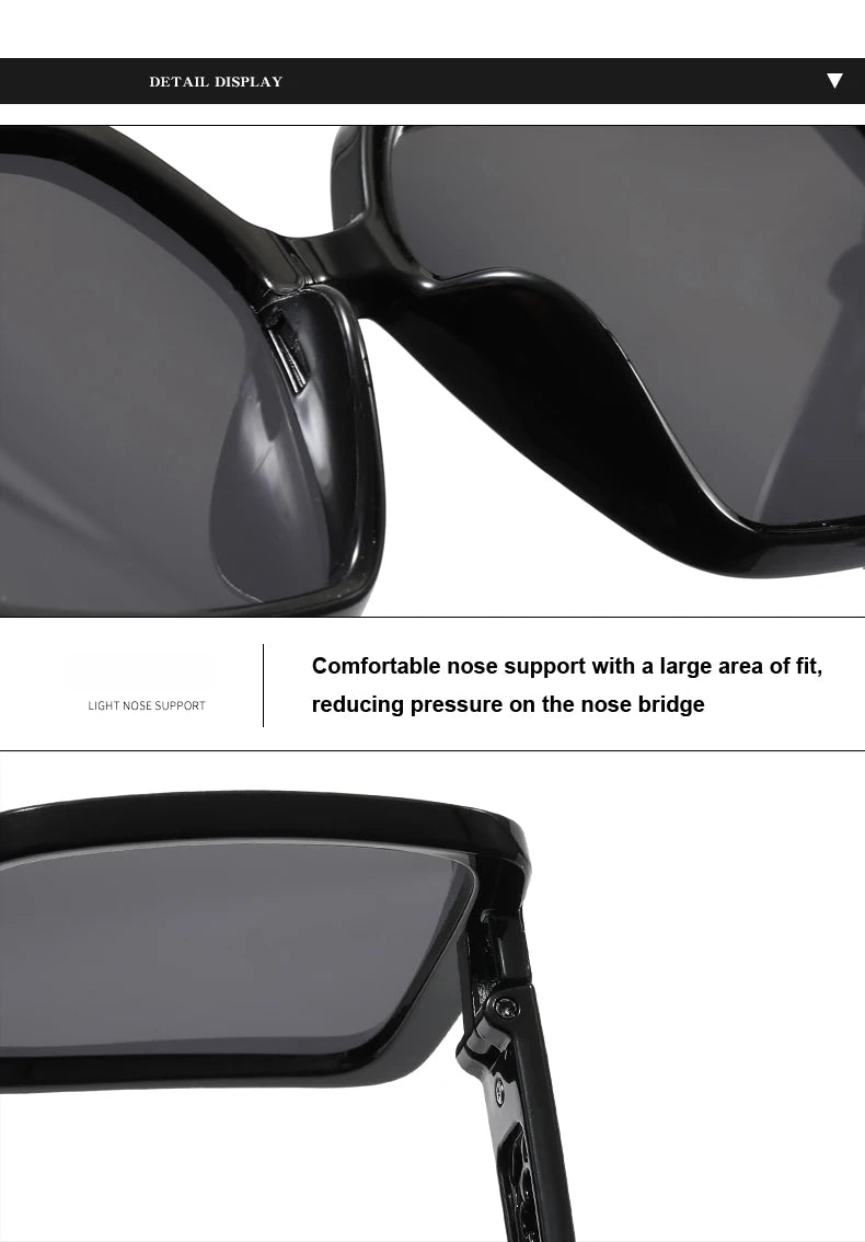 Car Sun Glasse 1/5pcs Sets Square Simple Design Sunglasses Women Large Frame Outdoor Sunshade Glasses Male Retro Eyeglasses