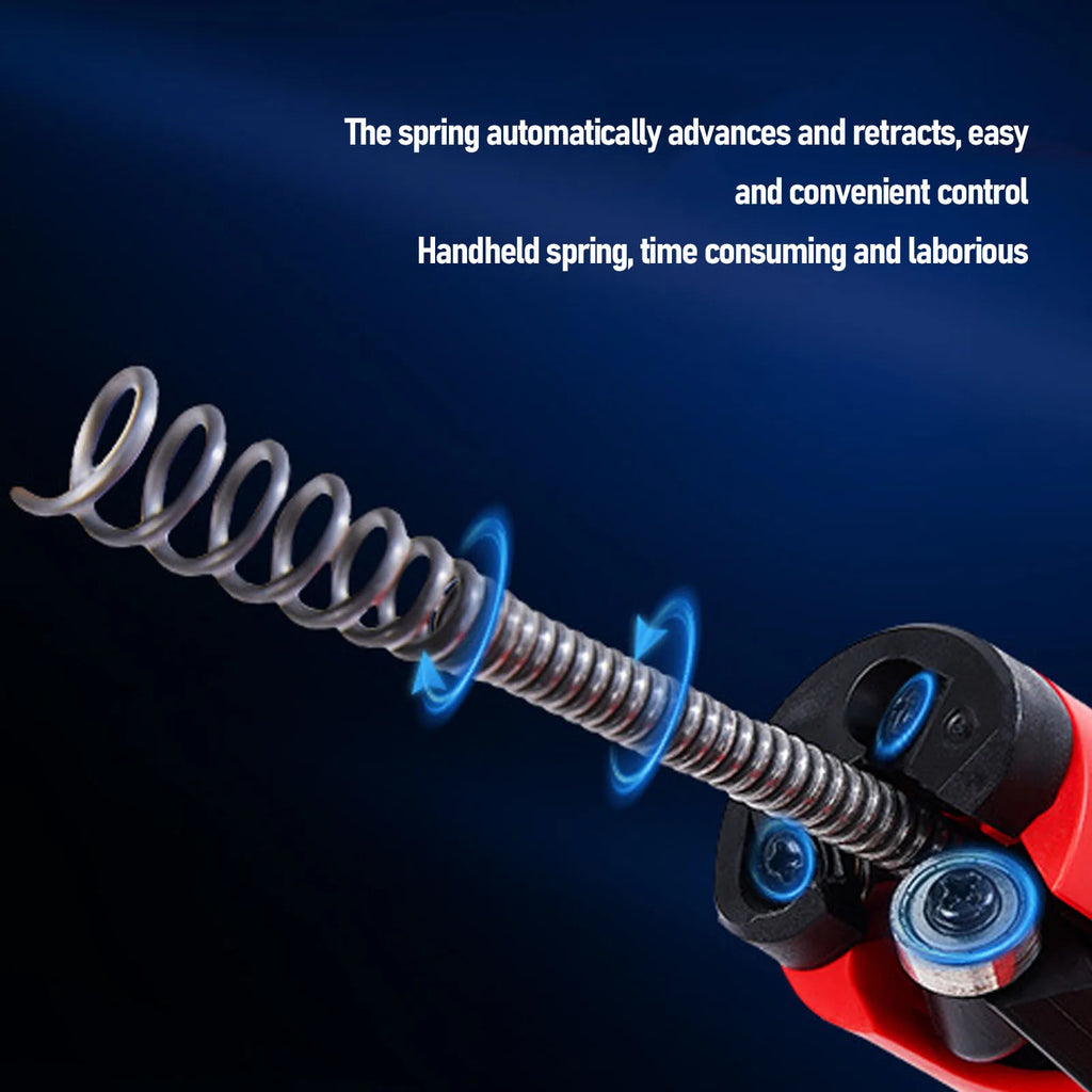 Drain Snake Manual Or Drill Powered 65 Manganese Steel Spring High Hardness Flexible Clog Remover for Toilet Kitchen Drain Snake
