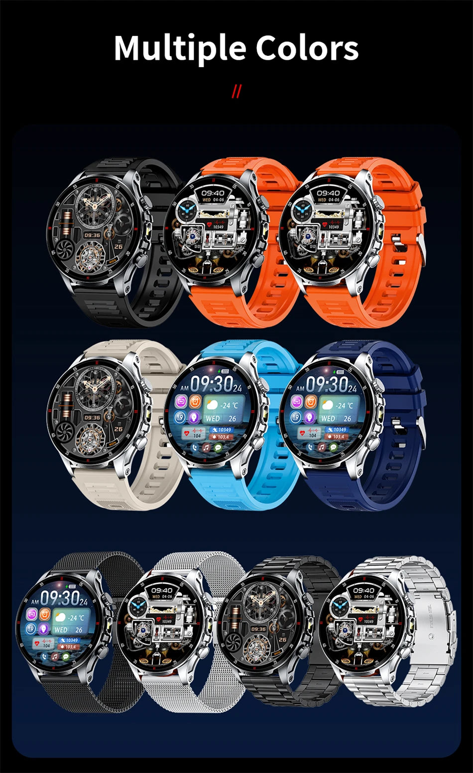 LIGE 2025 New Smart Watch Men Flashlight AI Voice Bluetooth Call 1.53" HD Sports Fitness Watches Health Monitor Smartwatch Women