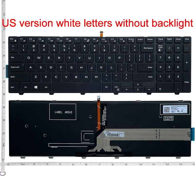 US/UK/RU/SP/FR/BR Laptop Keyboard For Dell Inspiron 15 5547 7557 7748 17 7559 5748 5749 5755 5758 5759 P39F P51F P57F P26E
