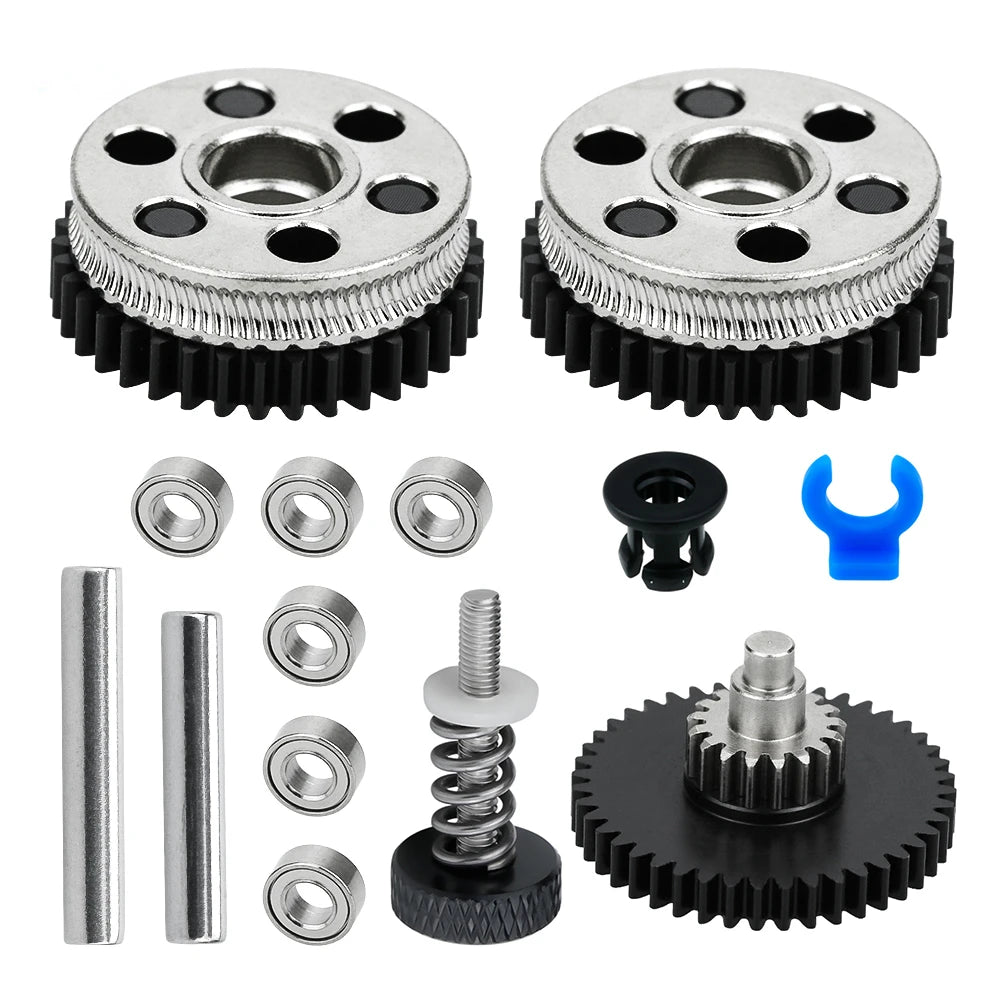 3D Printer Accessories All Metal Aluminum Parts High Quality Hardened Steel Oblique Tooth HGX 2.0 Reduction Gear Extruder