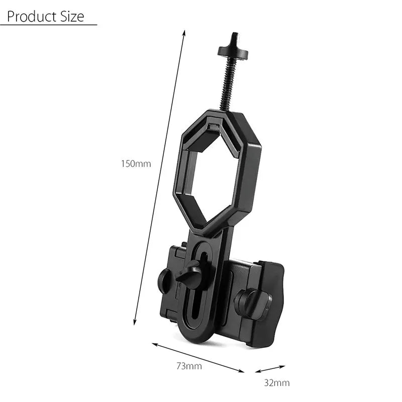 ERIKOLE Universal Cell Phone Adapter Clip Mount Binocular Monocular Spotting Scope Telescope Phone Holder Support Eyepiece